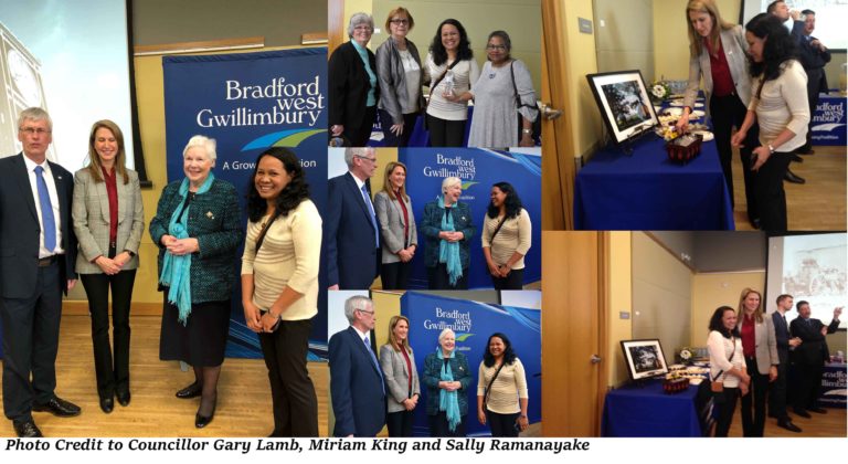 Reception at Bradford Public Library